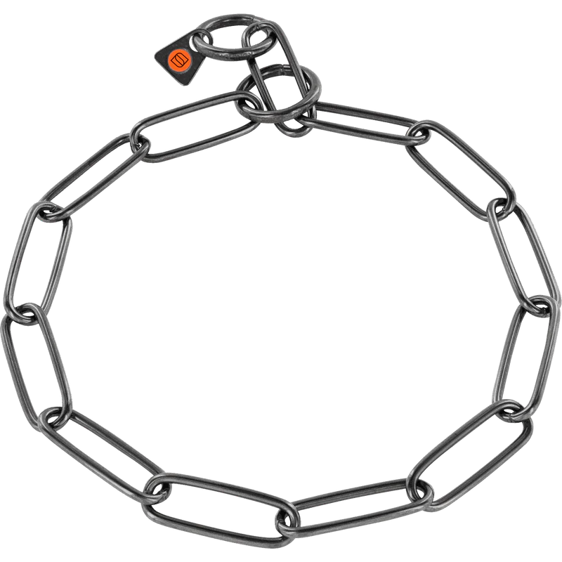 Collare Full Saver a maglie lunghe in acciaio inox 3mm